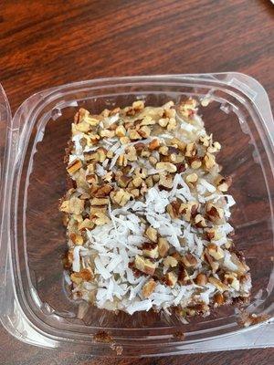German Chocolate Cake Slice