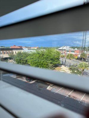 View from my location in the Phoenix Building, Downtown Waycross