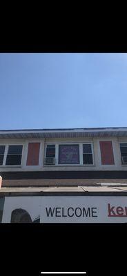 The front of my building