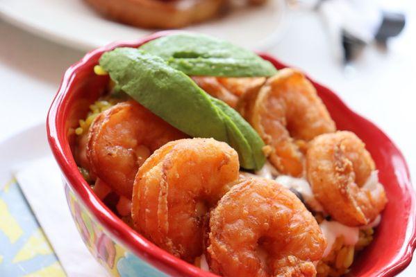 The Smoke Out Burrito (Bowl + Shrimp)