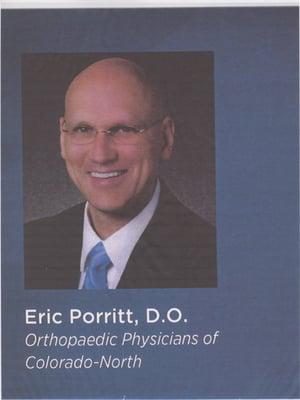 Eric Porritt, DO is an orthopedic surgeon in Thornton, CO