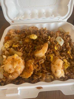 Shrimp fried rice