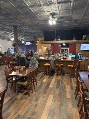 This is just plain cool, live edge bar and brand new remodel!
