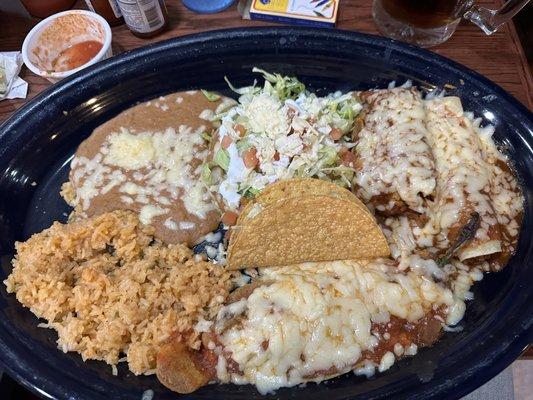 Special Dinner. Pretty BOMB for 15 bucks. If this doesn't fill you up, it's because you play Offensive Line in the NFL!