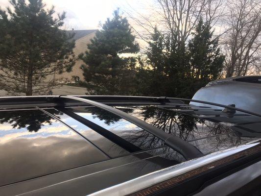 Yup The reflection says it all