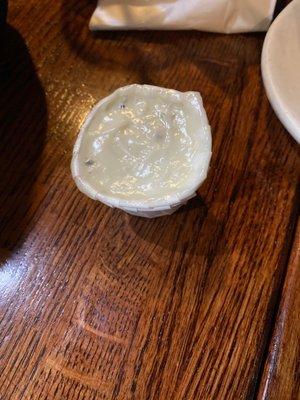 Blue cheese for the wings, I think? Was to afraid to try it.