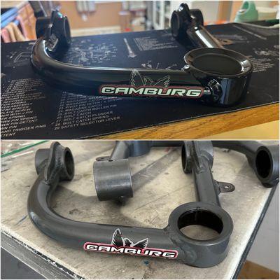 Had my control arms powder coated black and they turned out amazing!