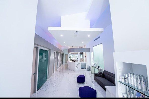 The view from the entrance