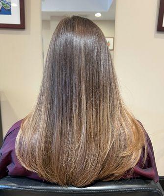 Hair cut and blow dry by Claudia