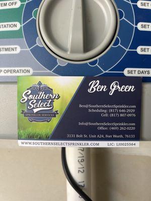 Business card saved!