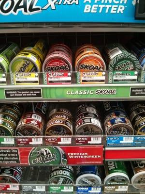 Full Line of chewing Tobacco