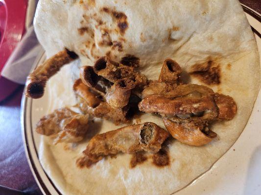 Fried tripas were delicious!