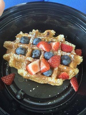 Payed extra for extra berries and this is what I got