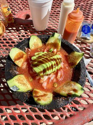 Aguachile......all the fixins!