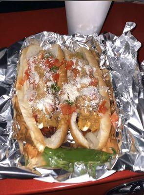 Estilo Mexico Hot Dogs