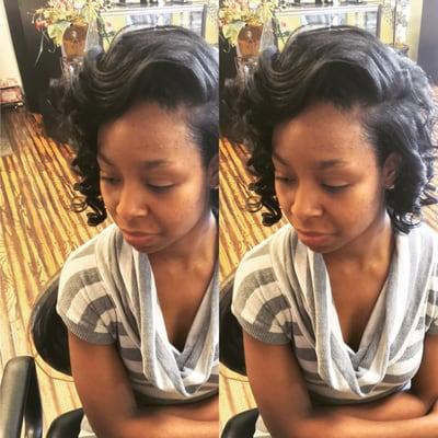 Don't worry get your natural hair transform, no relaxer just touch by Tashamack