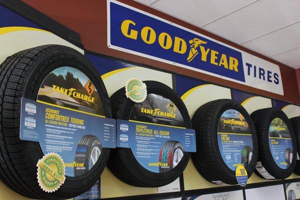 Goodyear Tires display