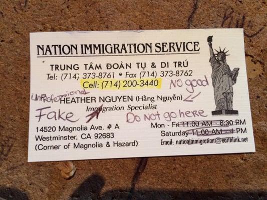 Nation Immigration Service