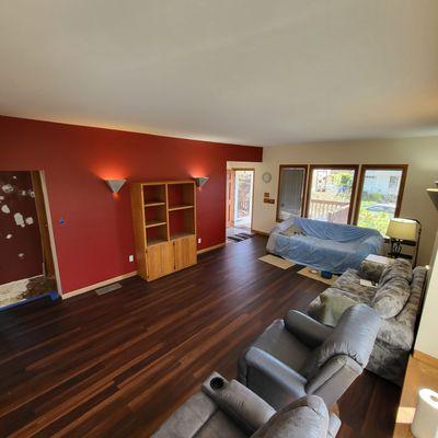 Interior paint and floors