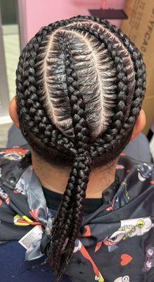 Men's cornrows