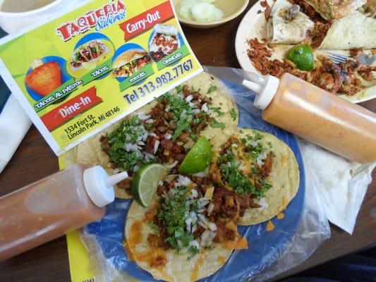 Chorizo Taco so really good.