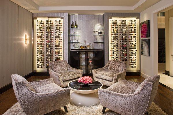 Product Example: Wine storage in a Hollywood area home.