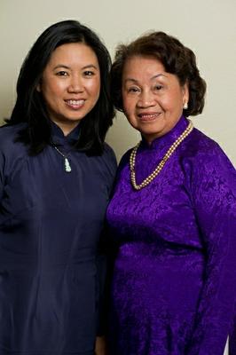 Me and my Mommy in Ao Dais.