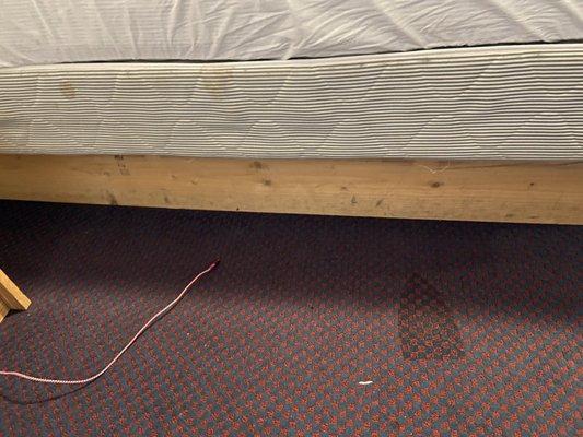 More stains on the other side and floors, just dirty!