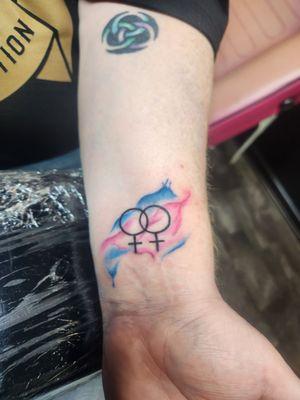 My new pride tattoo, thanks to Hollywood