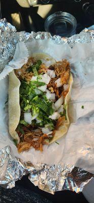 Fat boy! Too bad the carnitas are super dry and chewy