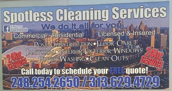 Pure Spotless Cleaning Services