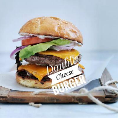 Hungry Bites Double Cheese Burger