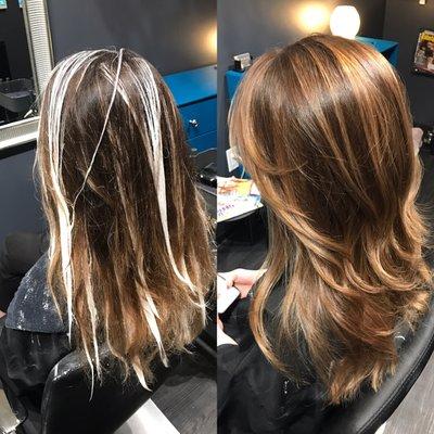 Golden Honey Balayage