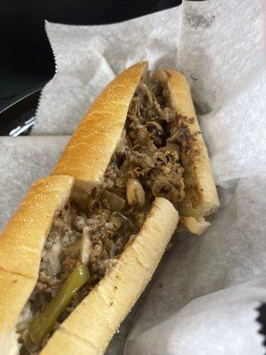 Loaded cheesesteak