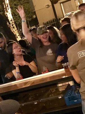 Giselle X just took a well-deserved shotski!