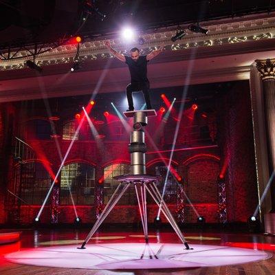 Balancing Act at a TV show in Nashville.