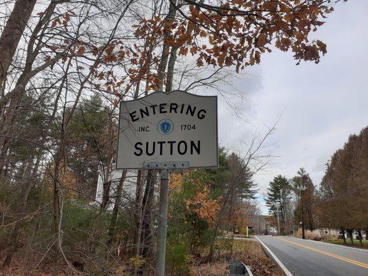 Entering Sutton.