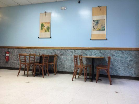 Two of the four tables