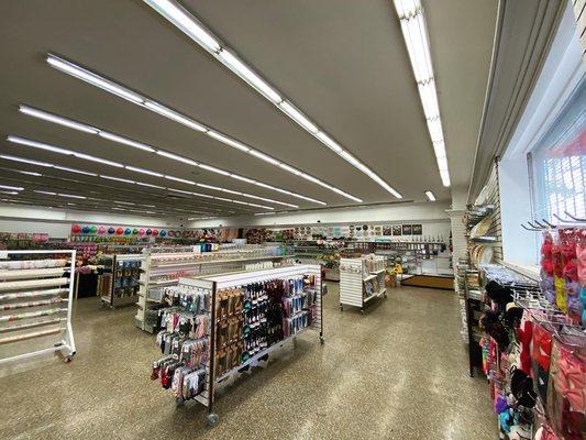 A look at the back of the store.