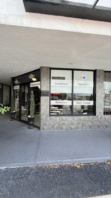 La vista apenas llegas a la plaza, estamos en la esquina