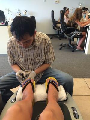 Try their hot rocks!