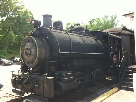 Hank the Tank Engine: a coal-fired steam engine that you can ridge down the Naugatuck Valley at the Rail Museum of New England.