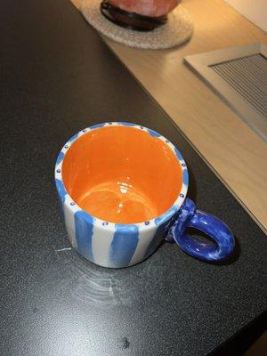 Fired ceramic cup from Pigeon & Hen