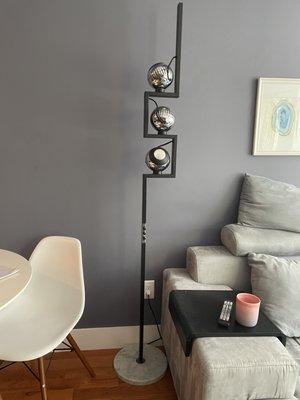 Restored mid century lamp