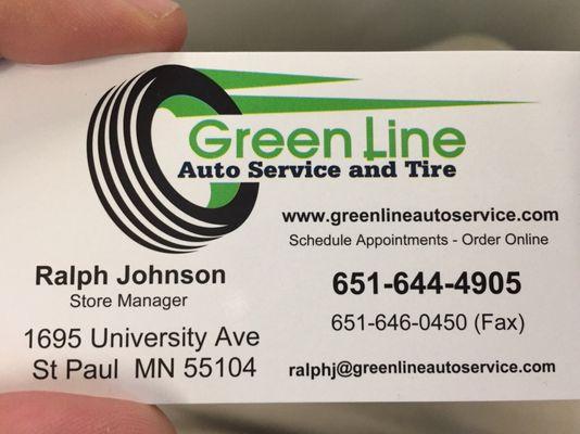 Green Line Auto Service and Tire