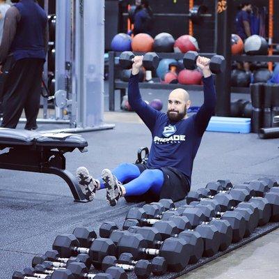 We're proud to host Baltimore Brigade, AFL team for practices and workouts!