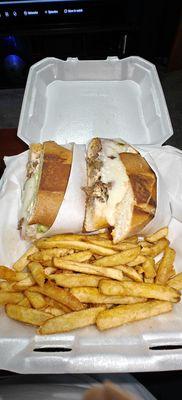 Cheesesteak tortas