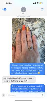 Ignore me with issues and never respond again.