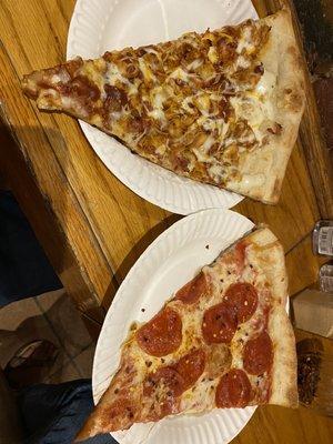 Pepperino slice and bbq slice