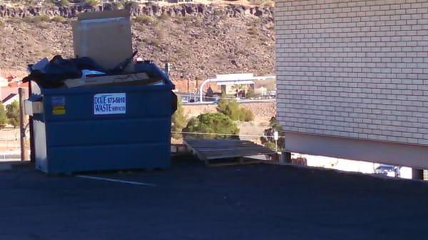 Clean up of garage debris